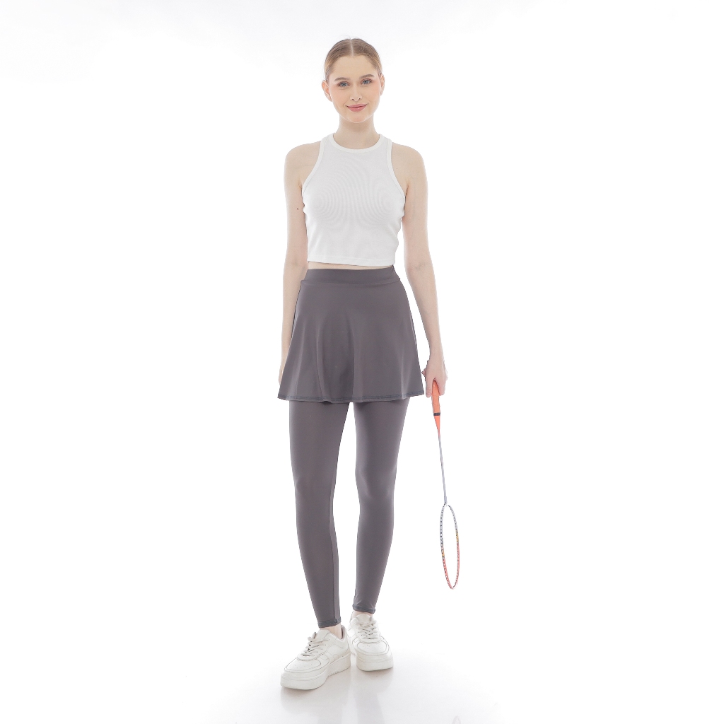 BVM Rok Legging Olahraga Premium Wanita Legging Rok Panjang Yoga