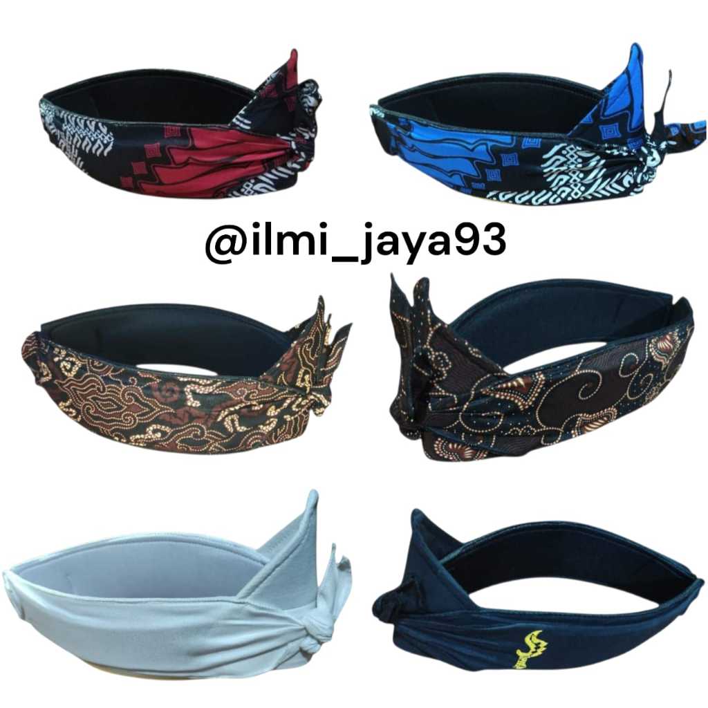IKET KEPALA SUNDA PRAKTIS / IKET KEPALA JAWA / UDENG SUNDA / UDENG BALI -K AIN BATIK  COD