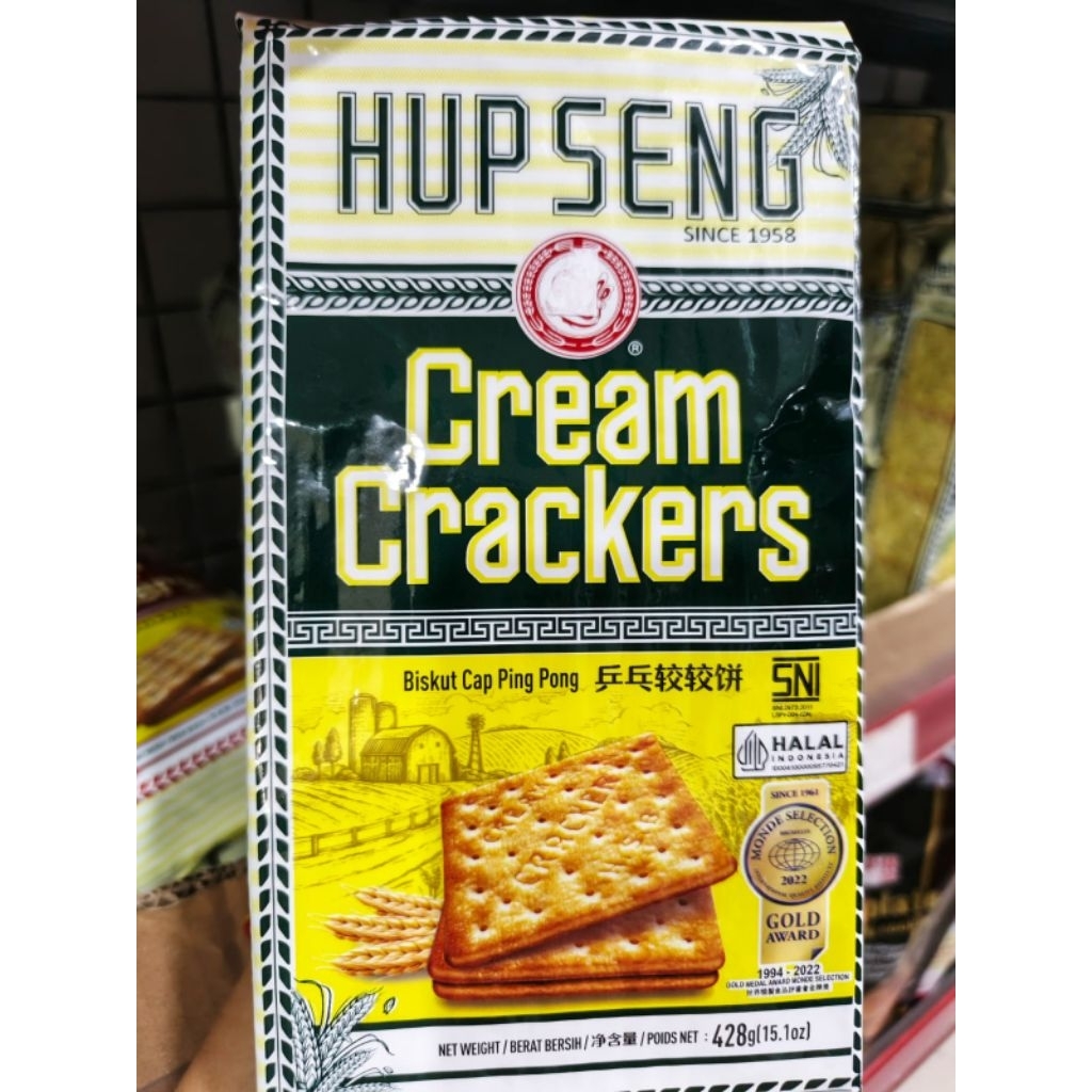 Hup Seng Cream Crackers 428gr