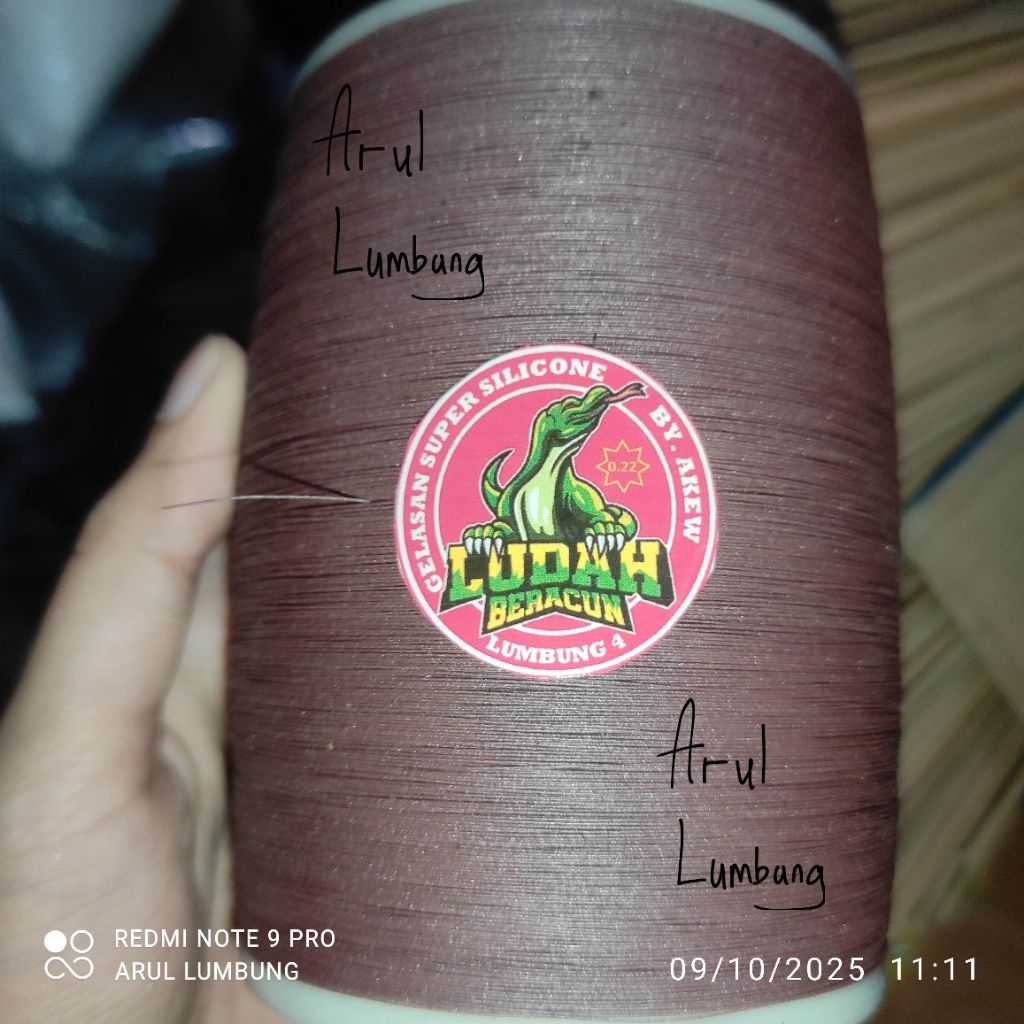 Gelasan Matot Ludah Beracun 022 Tekstur Kasar & Halus Berasa Klos 6000yard Bahan Putih - Arul Lumbun