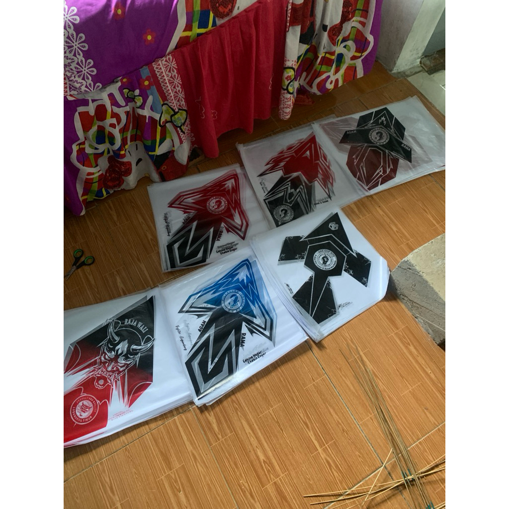 kertas layangan 50 pcs (hanya kertas)