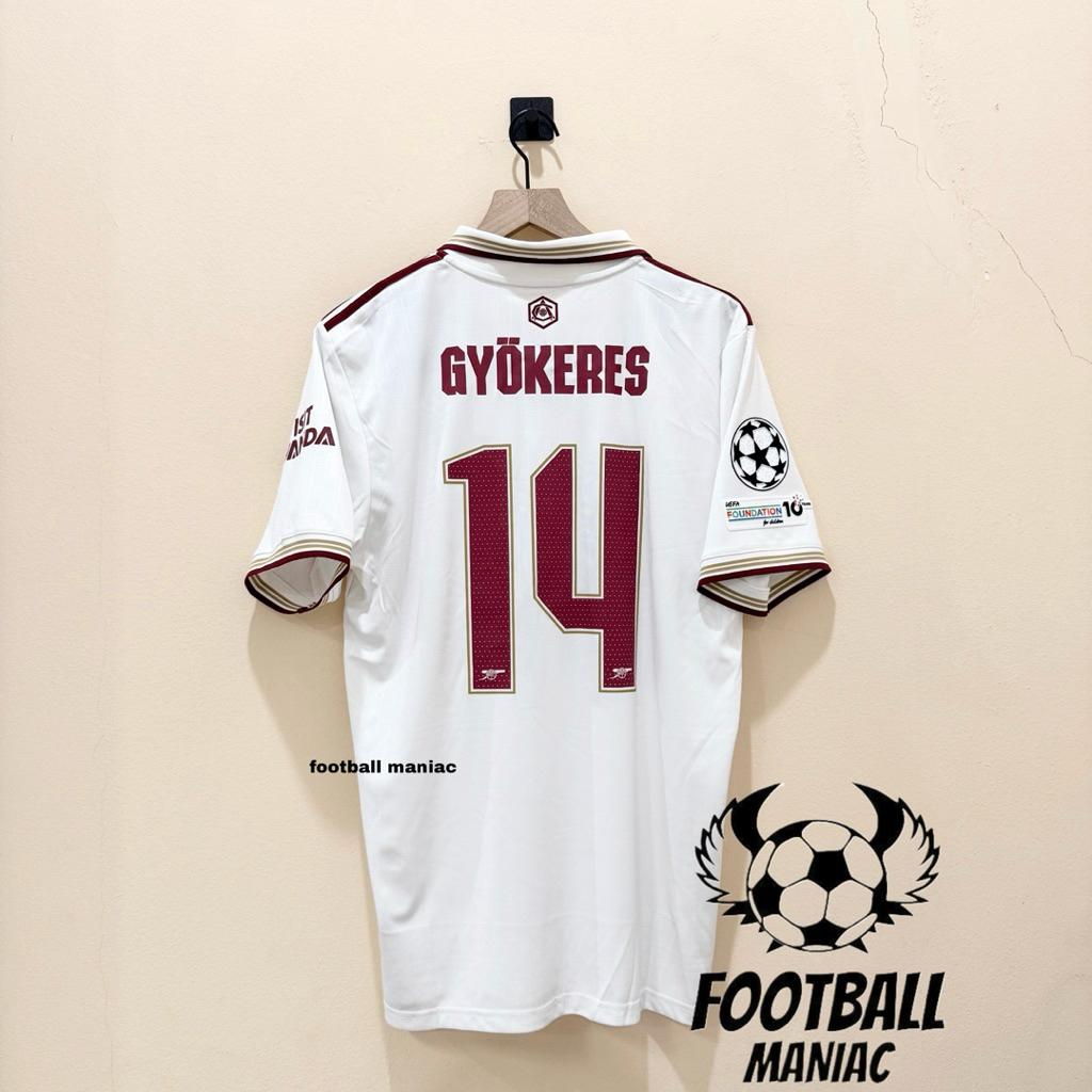 Jersey Original Arsenal 3rd 2025/2026 UCL Version Gyokeres #14