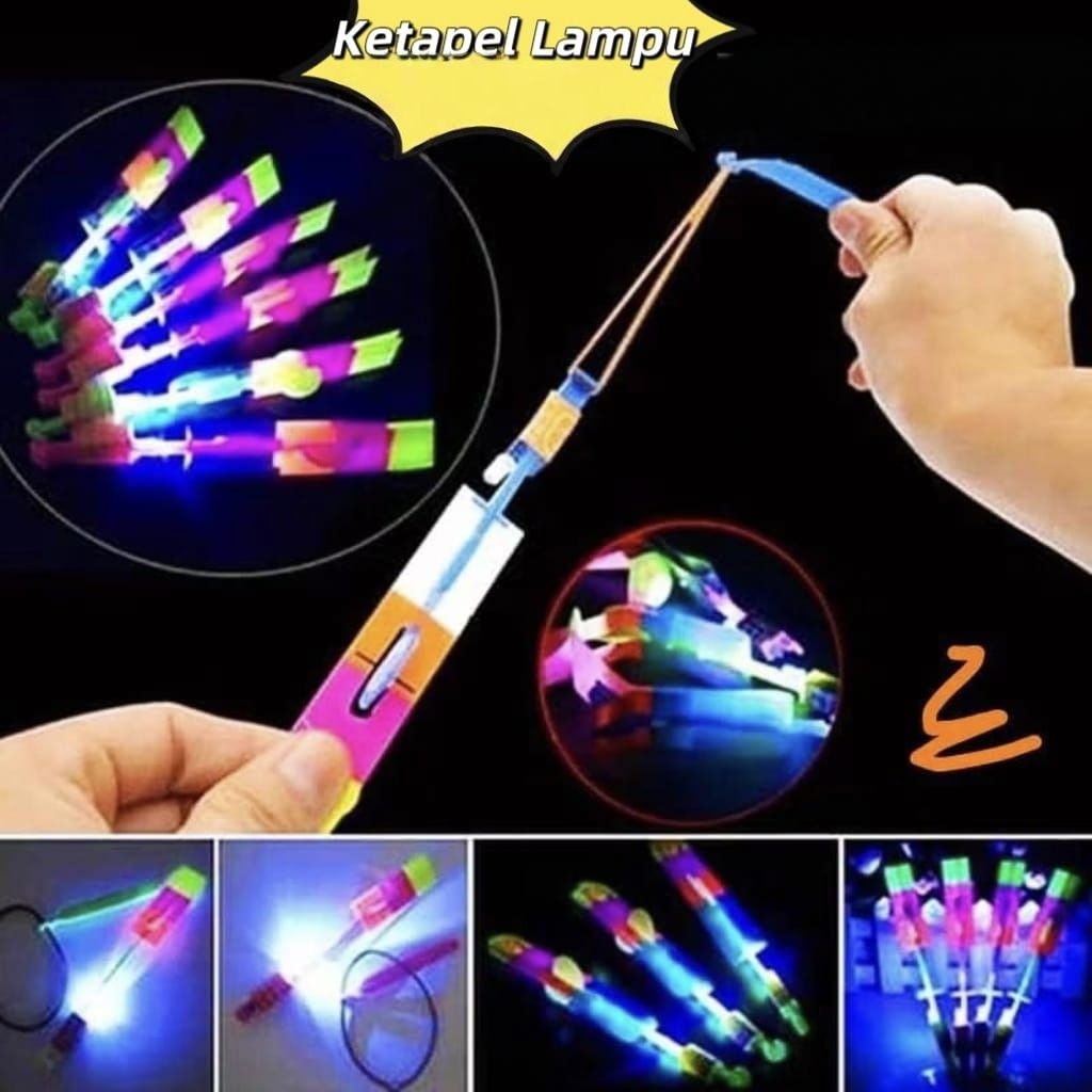 Mainan Ketapel Lampu/Faser lampu