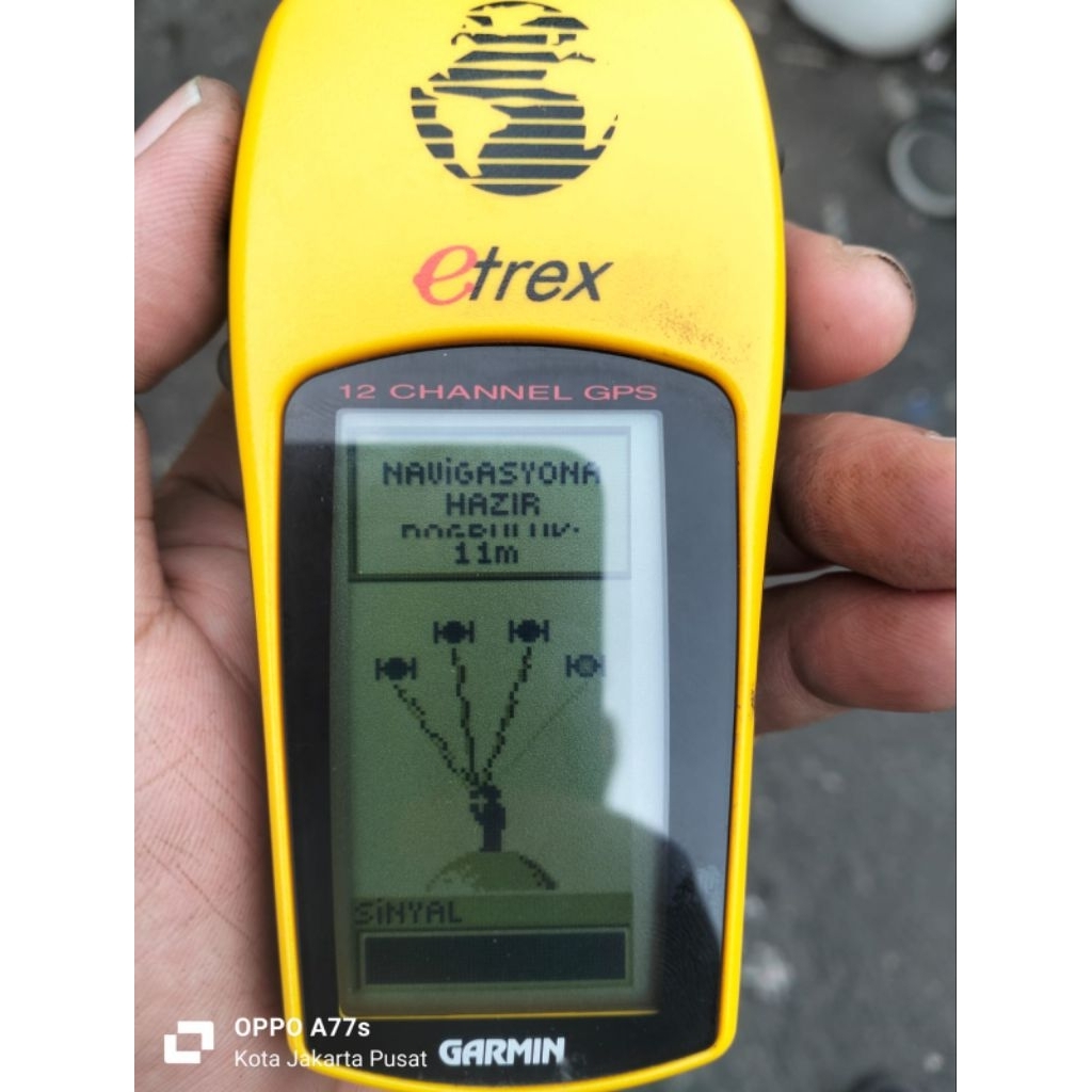 gps garmin etrex 12 chanel gps bekas unit only
