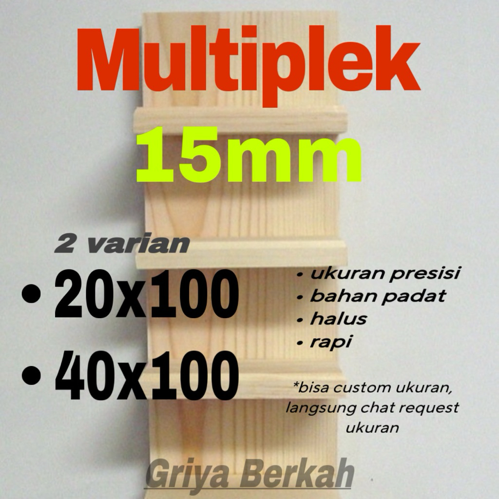 MULTIPLEK 15mm Ukuran Presisi Tinggi