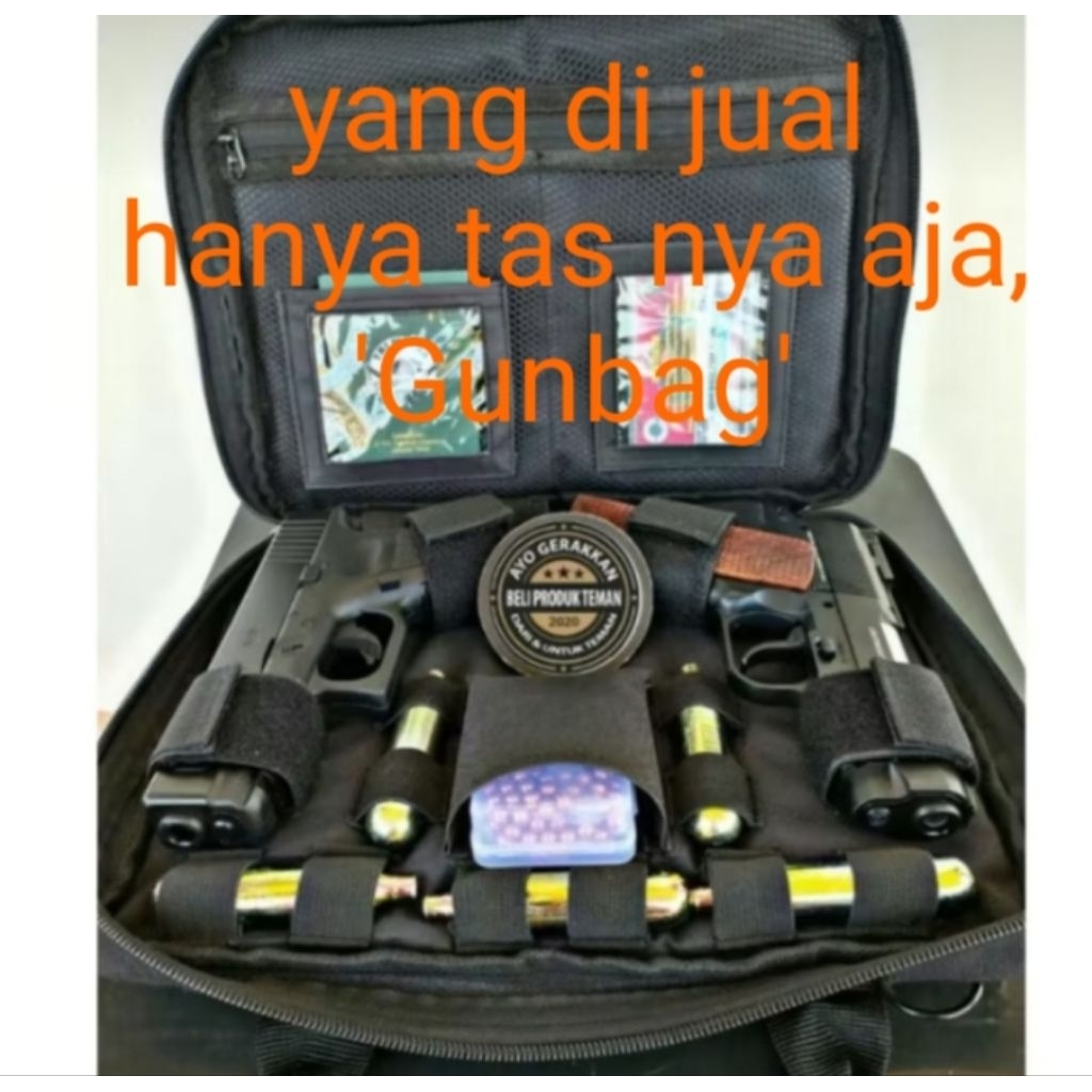 Gunbag / Tas senapan hitam camo