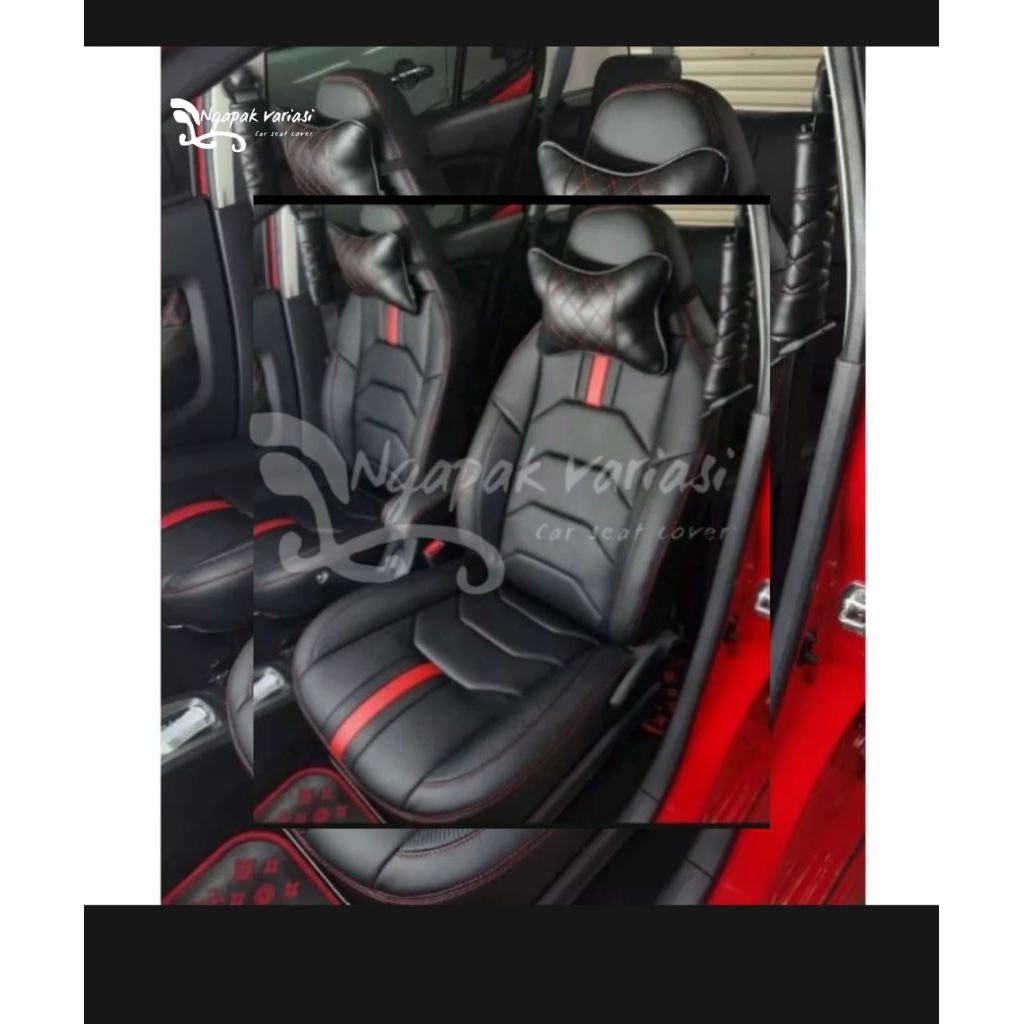 Sarung jok mobil Agya Ayla 2013-2022 full seat jok 2 baris