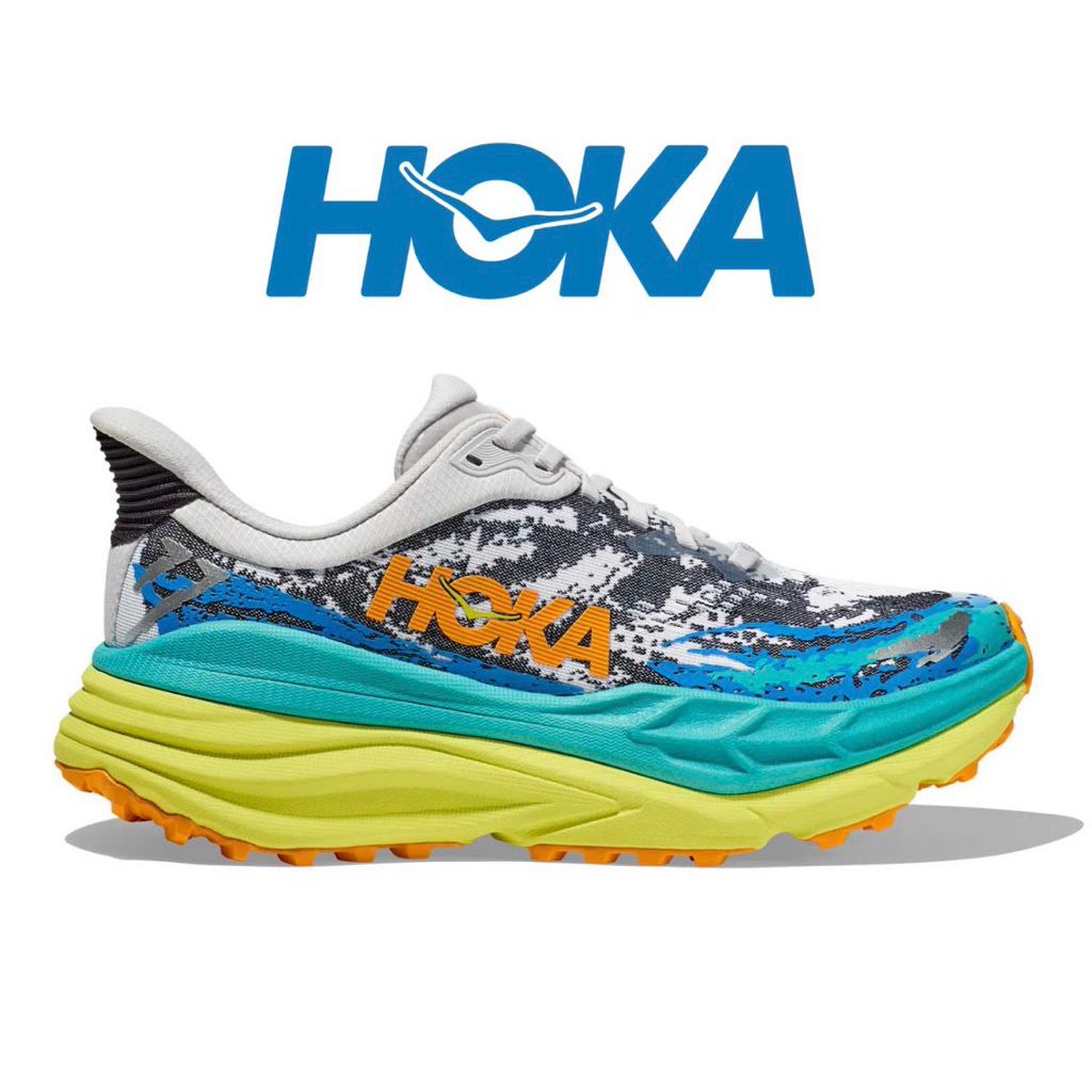 Trail Running Hoka One One Stinson 7 White evening