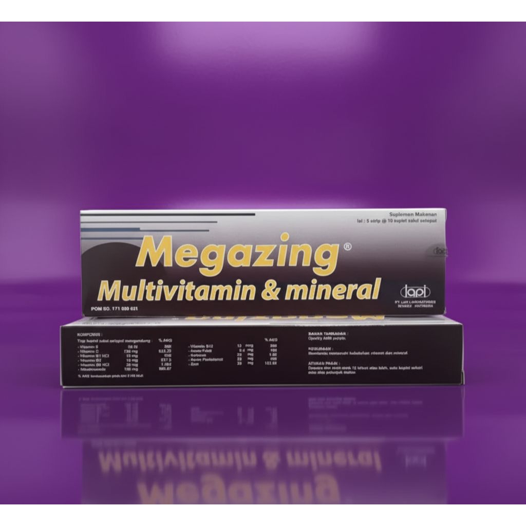Megazing Box 60 Kaplet | Multivitamin dan Mineral