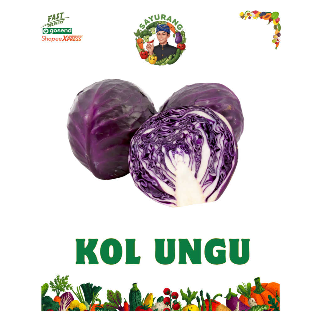 Kol Ungu - Sayur Sayuran - Bandung Instant ( 2 Jam Sampai )