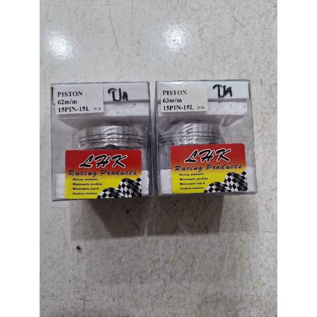 piston LHK 58.5 59 60 61 52 63 pin 15mm  pin 15 pen 15mm SET RING SEHER ORIGINAL
