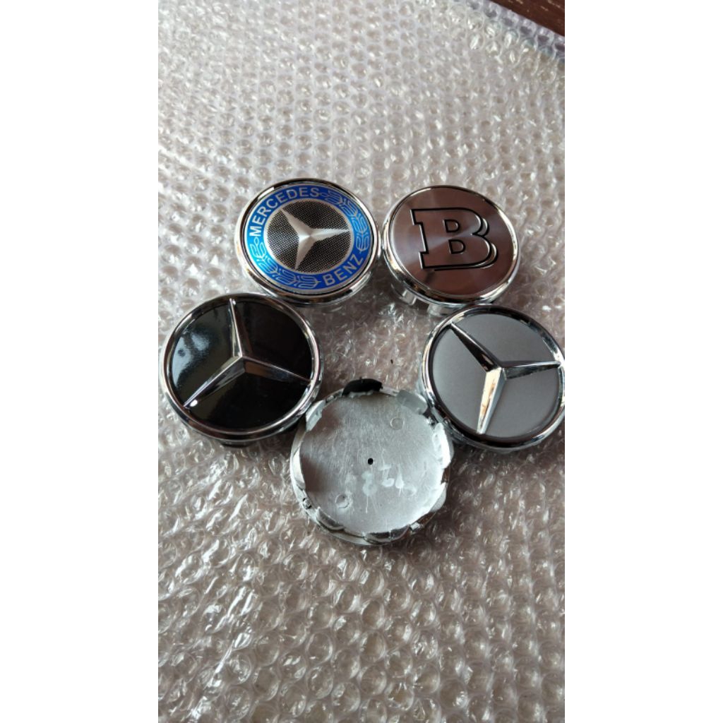 Dop Roda Tutup dop Velg marcedes banz motif variasi diameter 7.5cm