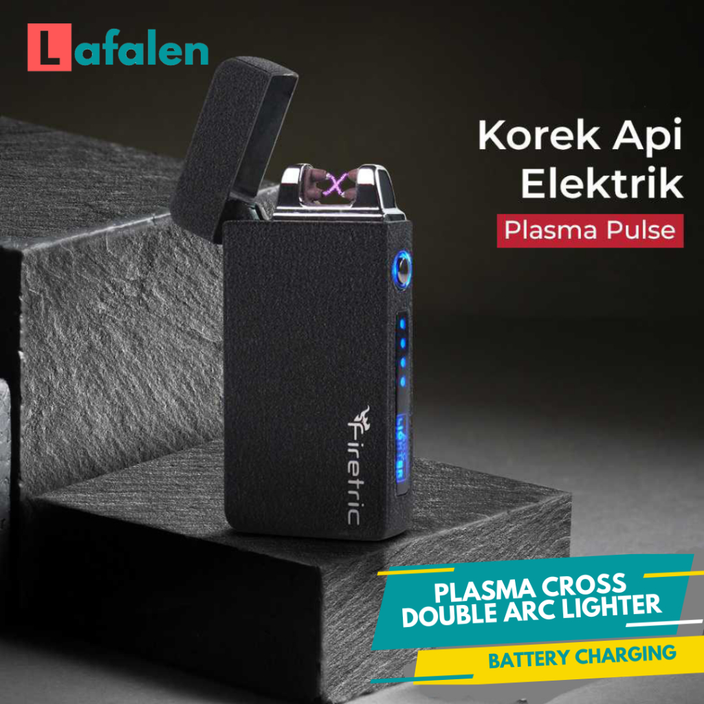 Korek Api | Korek Elektrik | Korek Api Elektrik Plasma USB Double Arc Lighter