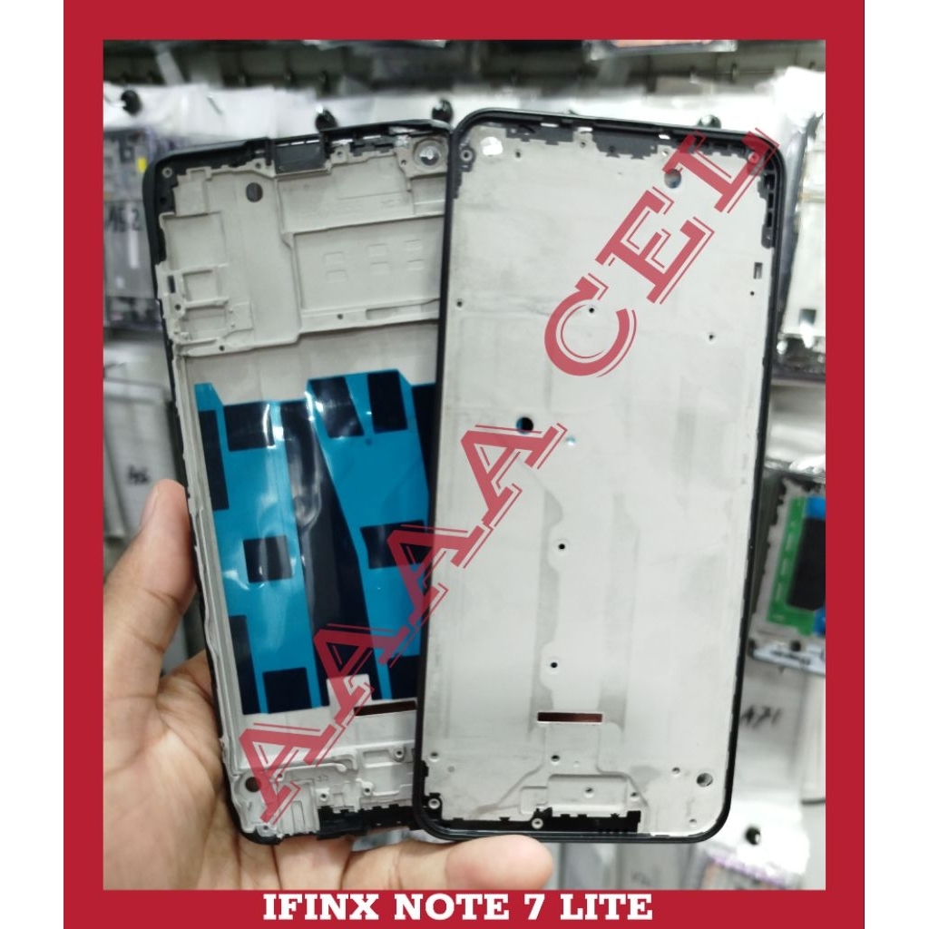 Frame atau midle tulang tengah tatakan LCD infinix Note 7 lite