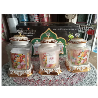 Toples Set CHRISTY Glassware CH-T188 GOLD Elegan