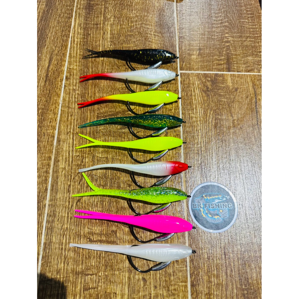 PROMO SILENCER 12CM PLUS HOOK TIMAH OZMY ||UMPAN CASTING IKAN GABUS TOMAN