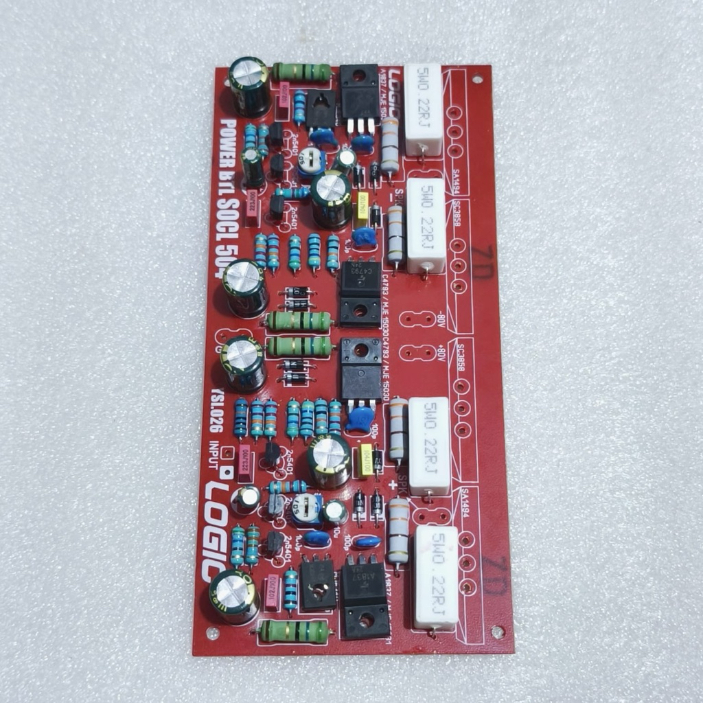 KIT Driver SOCL 504 BTL Low Sub Power Amplifier