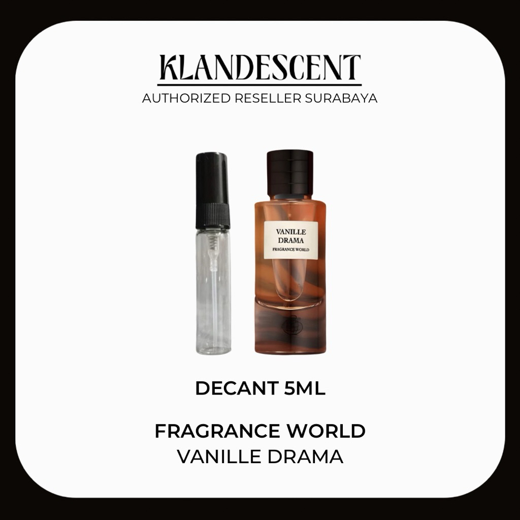 Decant 5ml Fragrance World Vanille Drama