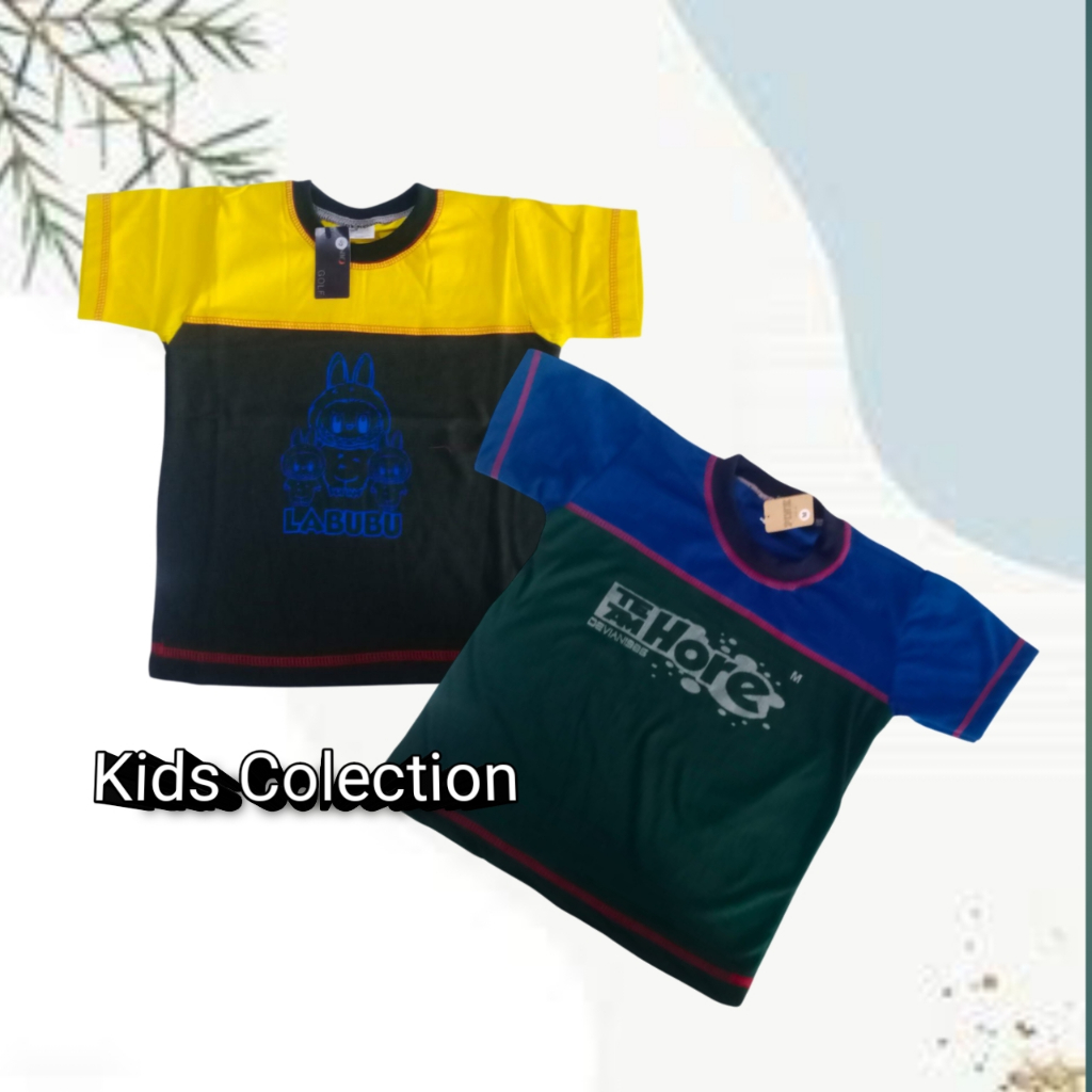 BAJU HARIAN ANAK LAKI LAKI PEREMPUAN NEVADA UMUR 1-12 TAHUN / KAOS ANAK DISTRO/ KAOS ANAK /PAKAIAN A