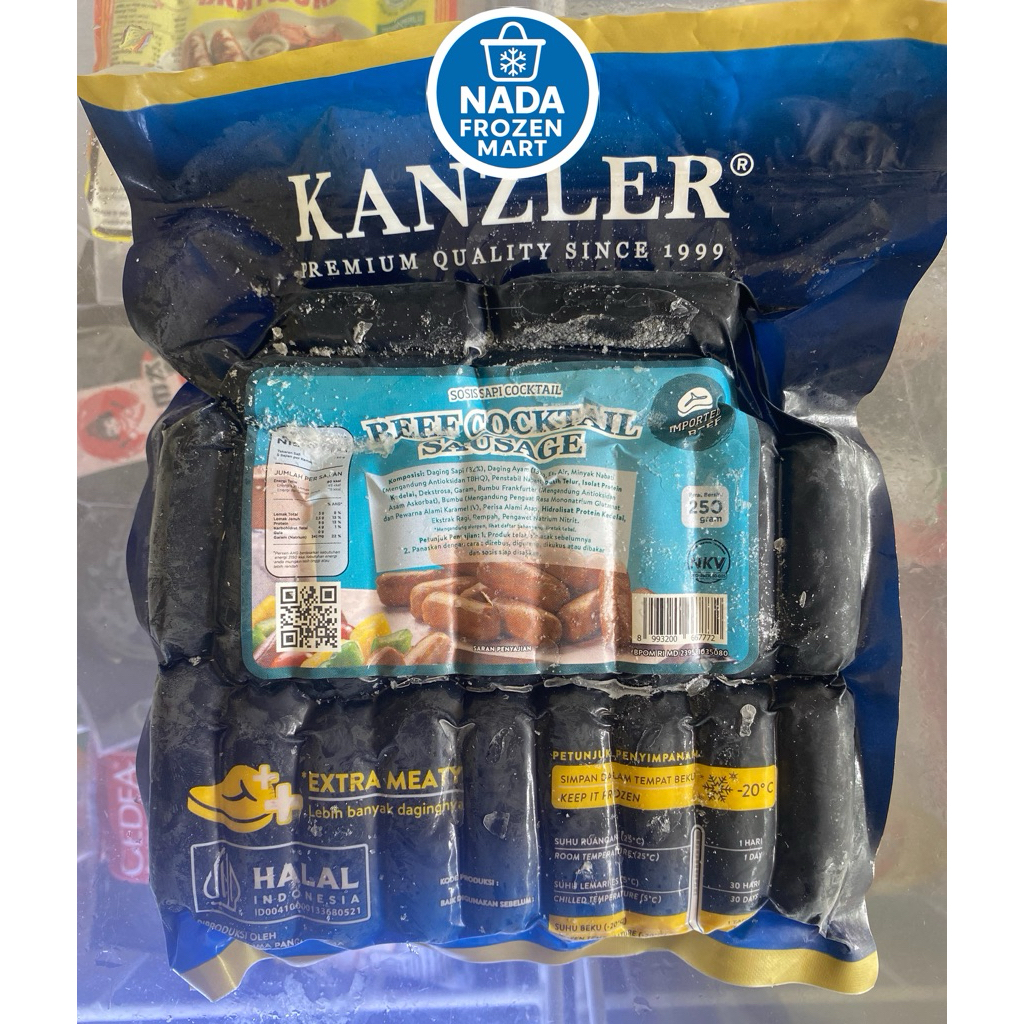 Kanzler Sosis Beef Cocktail 250Gram