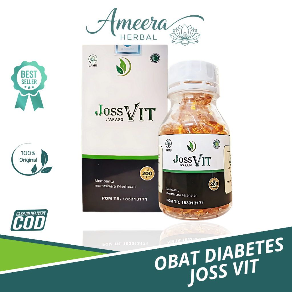 Josvit joss vit obat Herbal Untuk Gejala Diabetes,kolestrol bpom