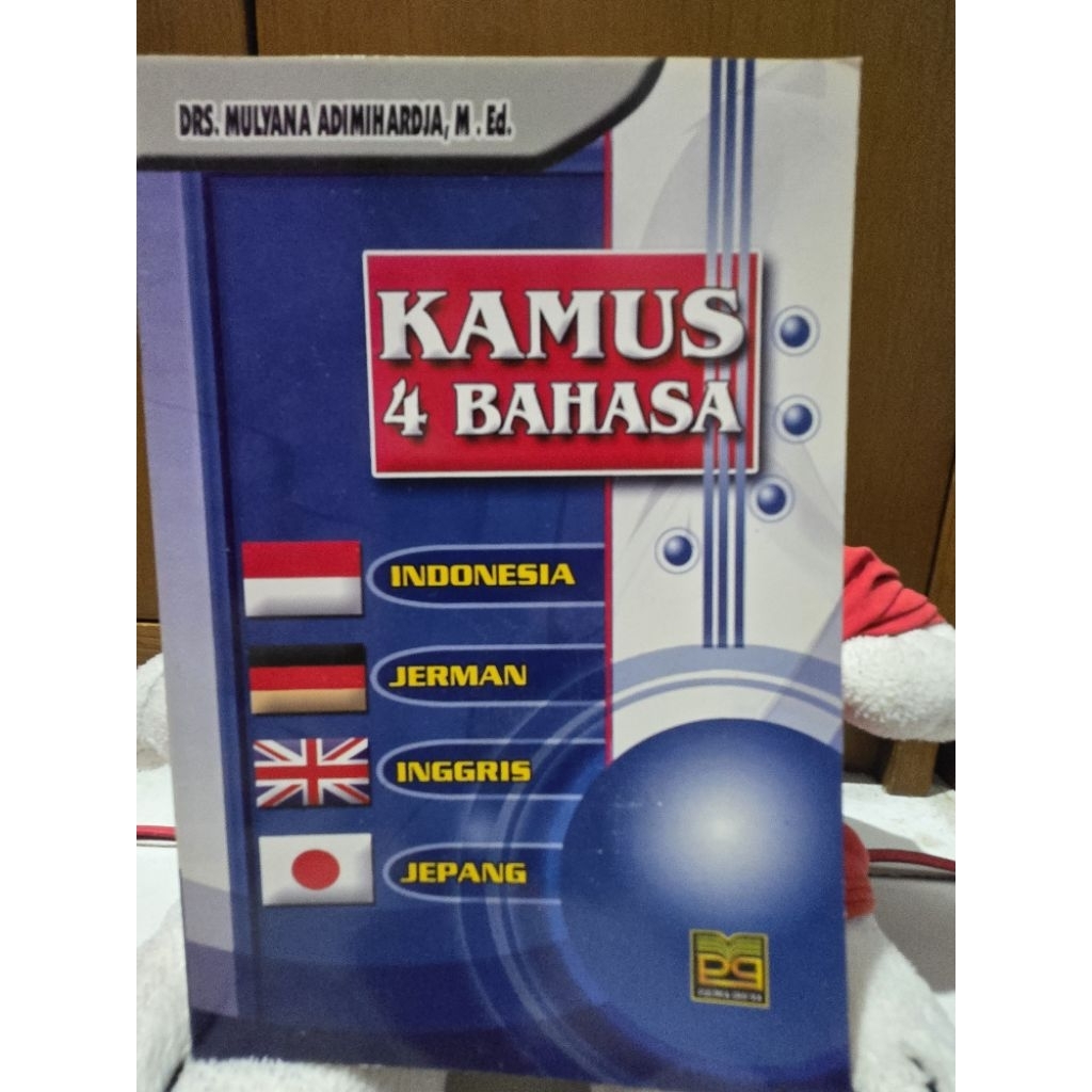 Preloved Kamus 4 Bahasa: Indonesia-Jerman-Inggris-Jepang