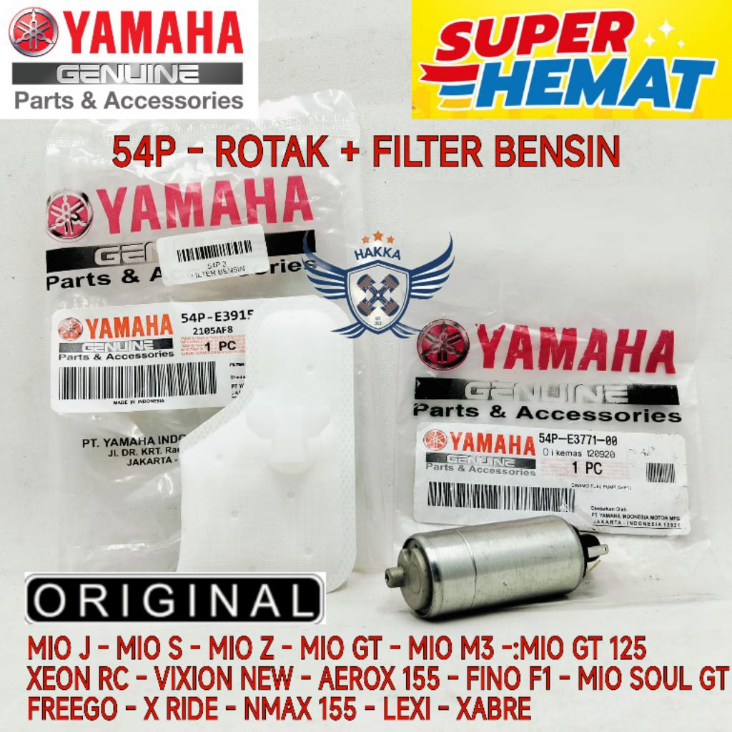 54P ORIGINAL ROTAK FUEL PUMP + FILTER BENSIN YAMAHA MIO J, ROTAK MIO S, ROTAK MIO Z, ROTAK MIO M3, R