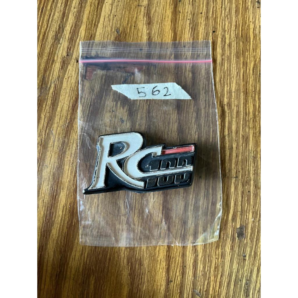 EMBLEM RC 100 ORIGINAL EMBLEM // 562