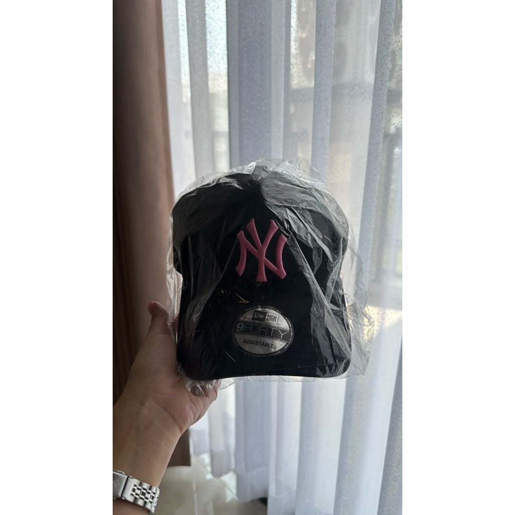 MLB TOPI black pink