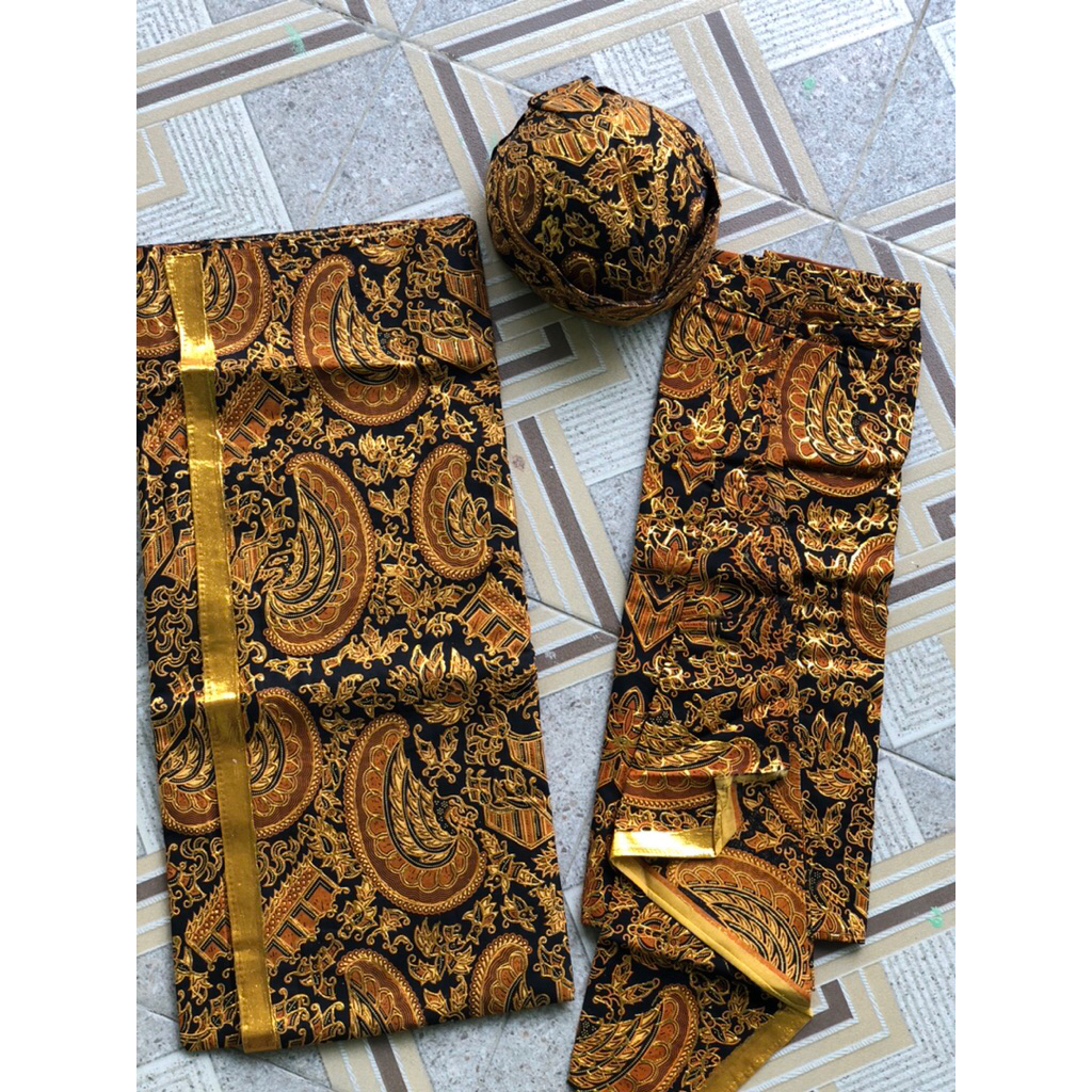 kain pengantin prada / kain Sapit Urang Prada