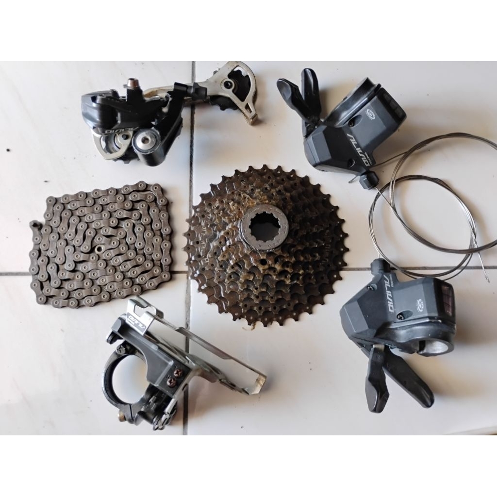 Mini Groupset Alivio 9sp ORIGINAL