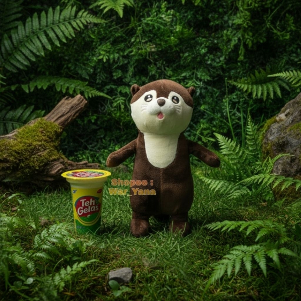 Boneka Berang-Berang Oter Import Korea Original Otter Animal Soft Toy Stuffed Plushie Toys Stuff Ani