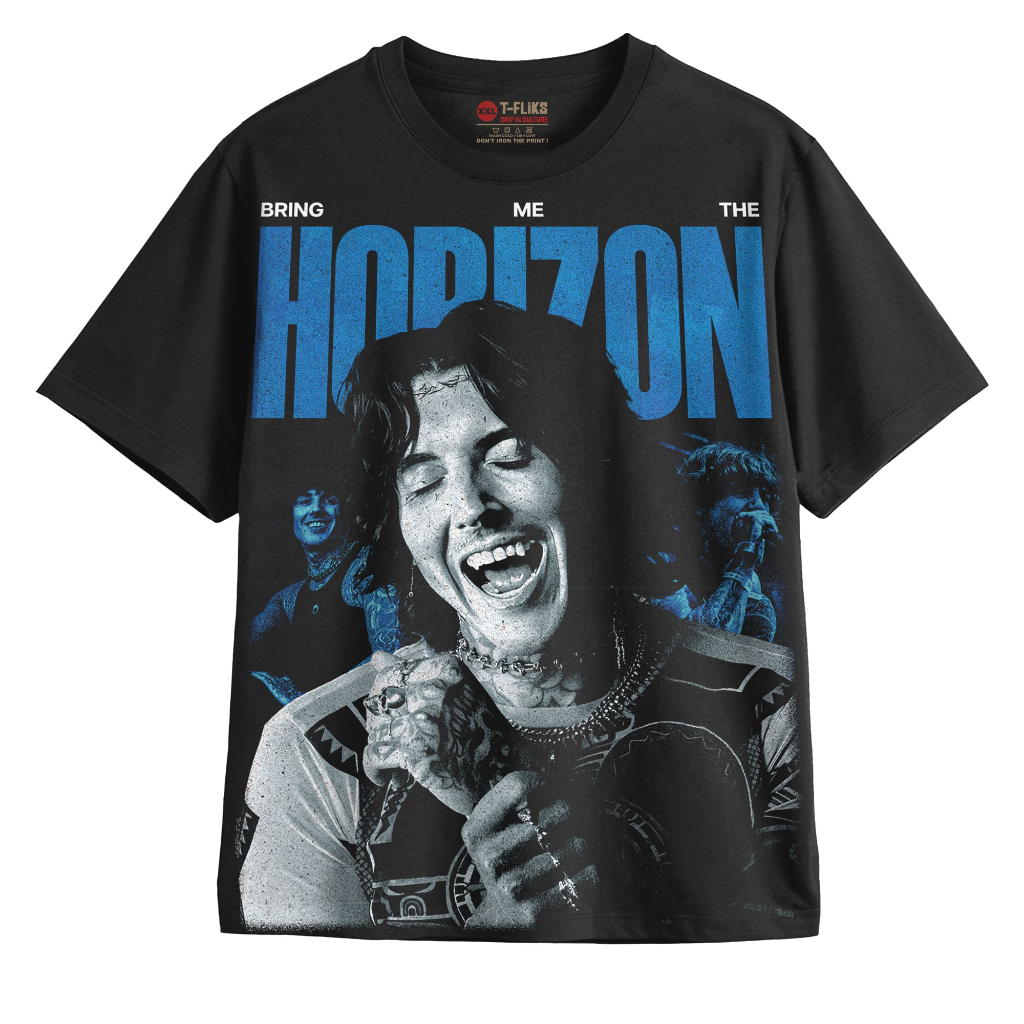 BMTH SLEEPWALKING KAOS BAND TSHIRT OVERSIZE UNISEX HITAM - TFLIKS