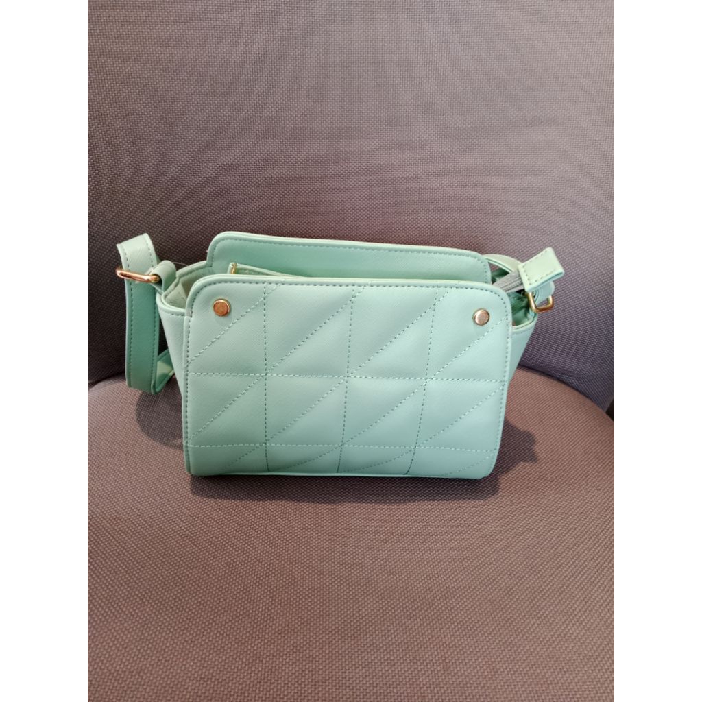 tas selempang fashion warna hijau