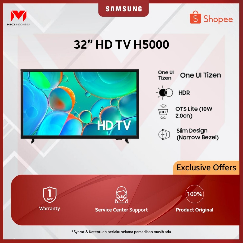 SAMSUNG LED TV  32" UA32H5000FKLXD SMART TV/FULL HD - UA32H5000FKLXD