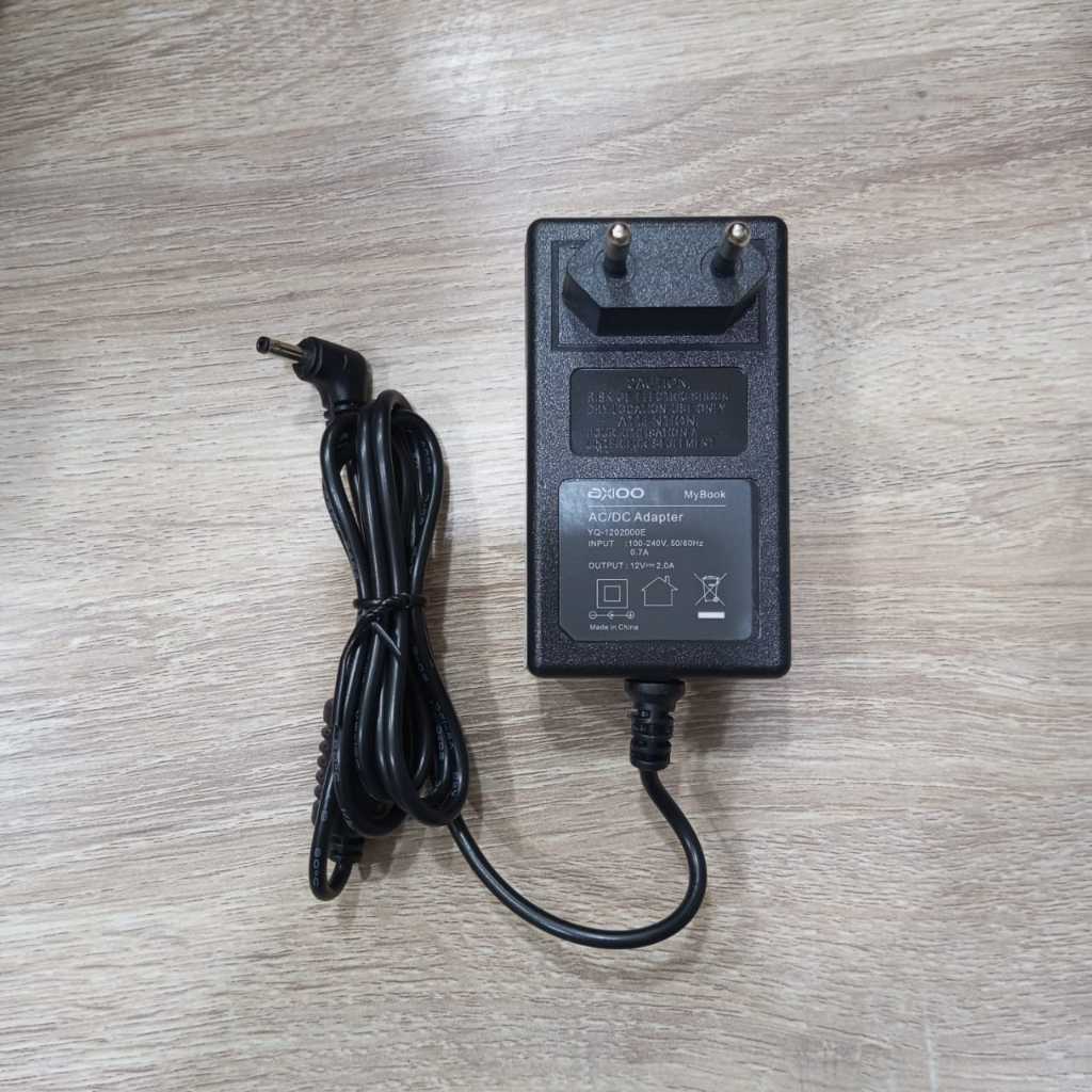 Adaptor Charger Laptop Axioo Hype 10 Series 12V 2A Plug Size 3.5*1.35mm