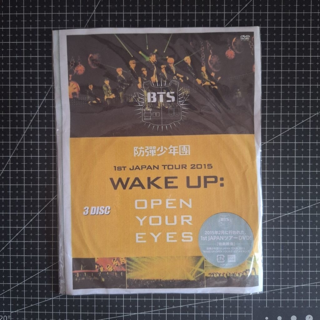 Kaset DVD CD HD BTS 1st Japan Tour 2015 Wake Up: Open Your Eyes Concert Konser Bangtan Photocard Mer