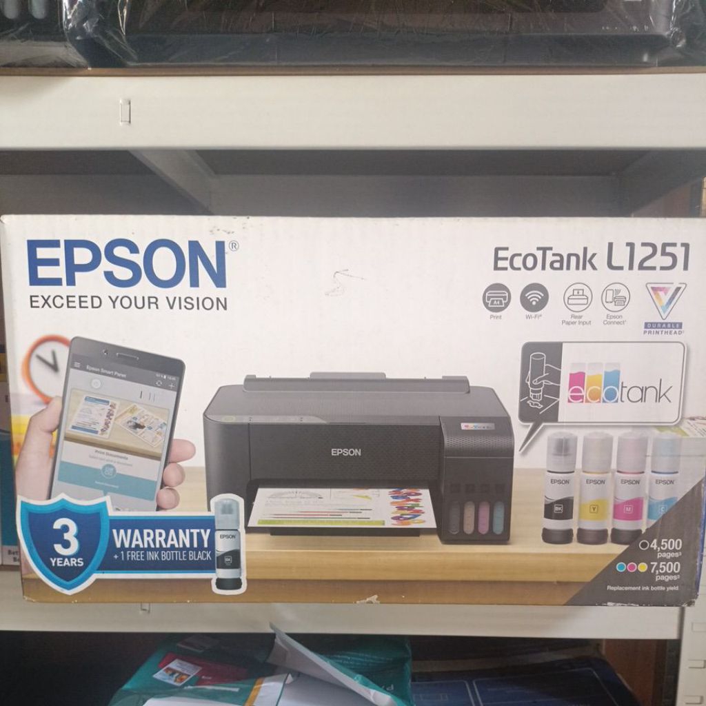 epson L 1251 printer+wifi (cetak A3 lipat akte notaris)