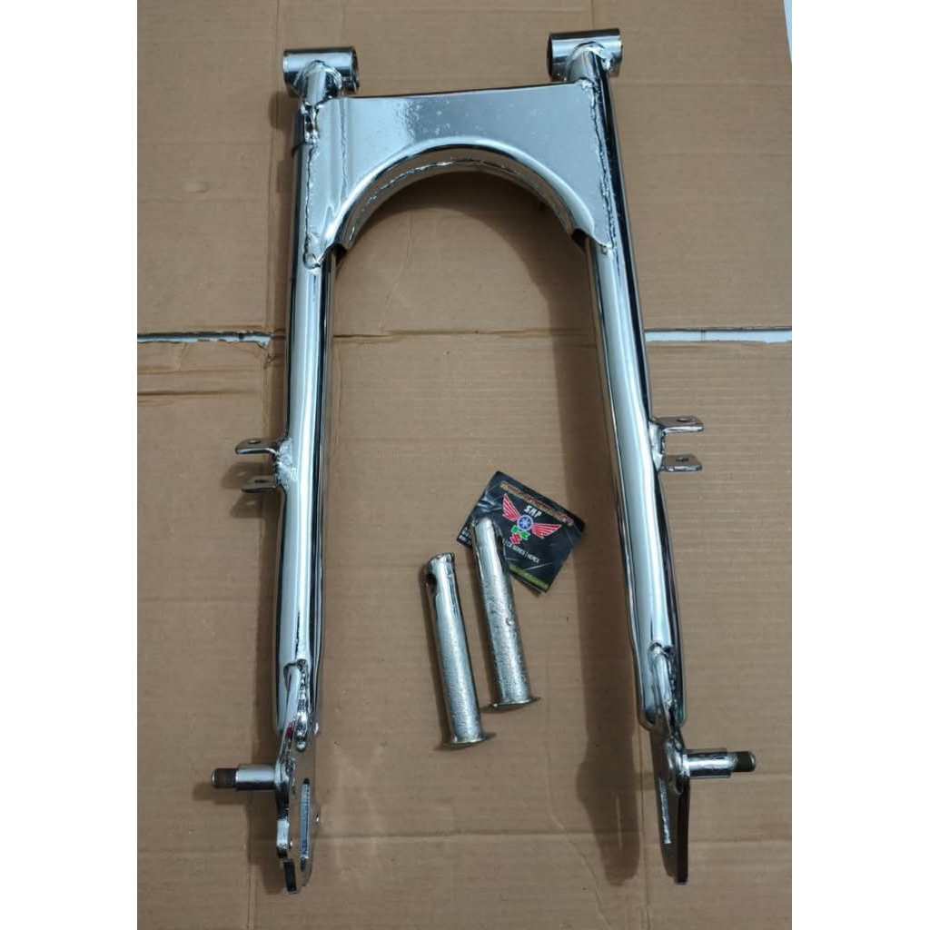 Swing arm Yamaha RX King Cobra RXK 135 RX King Lawas original sudah chrome.