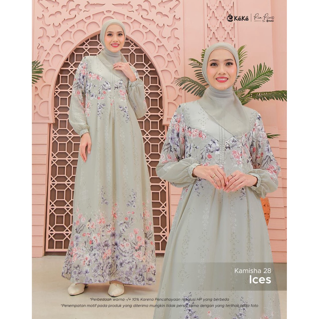 KEKE ORI RIA RIA RICIS GAMIS BUSANA MUSLIMAH 2025 KAMISHA 28