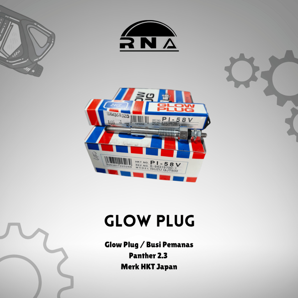 Glow Plug / Busi Pemanas, Merk HKT japan