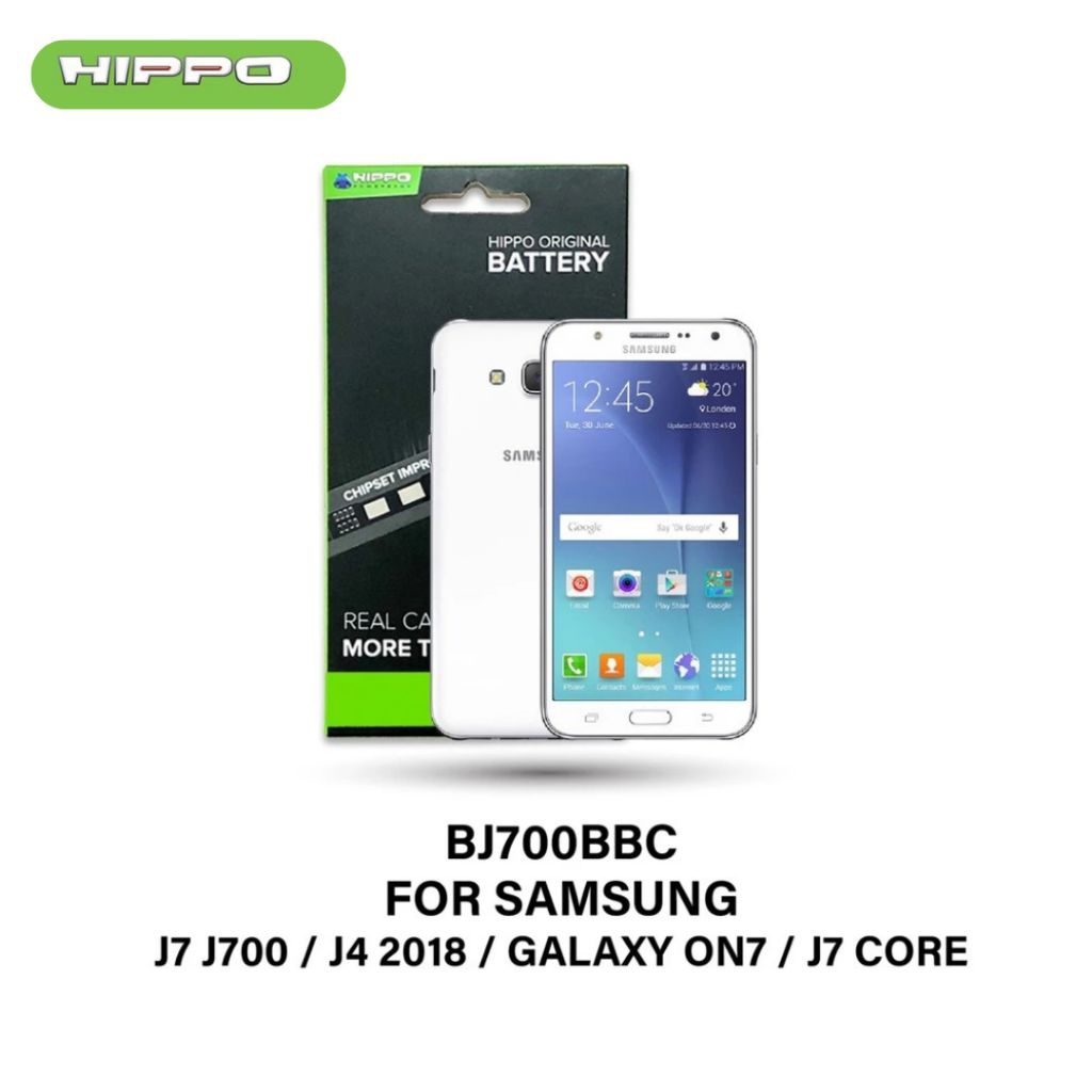 Hippo Baterai SAMSUNG BJ700BBC J7 J700 / J4 2018 / GALAXY ON7 / J7 CORE 2900mAh Battery Batere Batra
