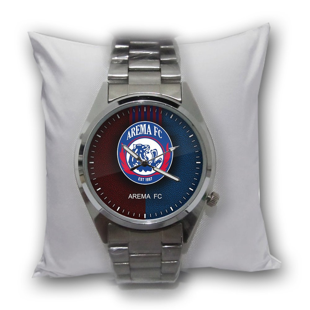 Jam Tangan Stainless Steel AREMA FC Formal Bisnis Custom Keren Terbaru Termurah 935