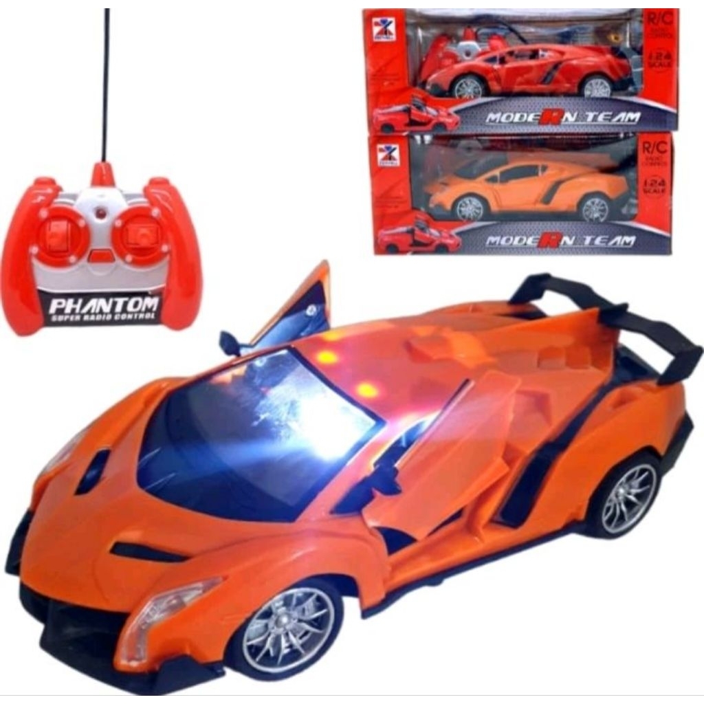 MAINAN RC LAMBORGINI BUKA PINTU MOBIL REMOT RC BATRAI