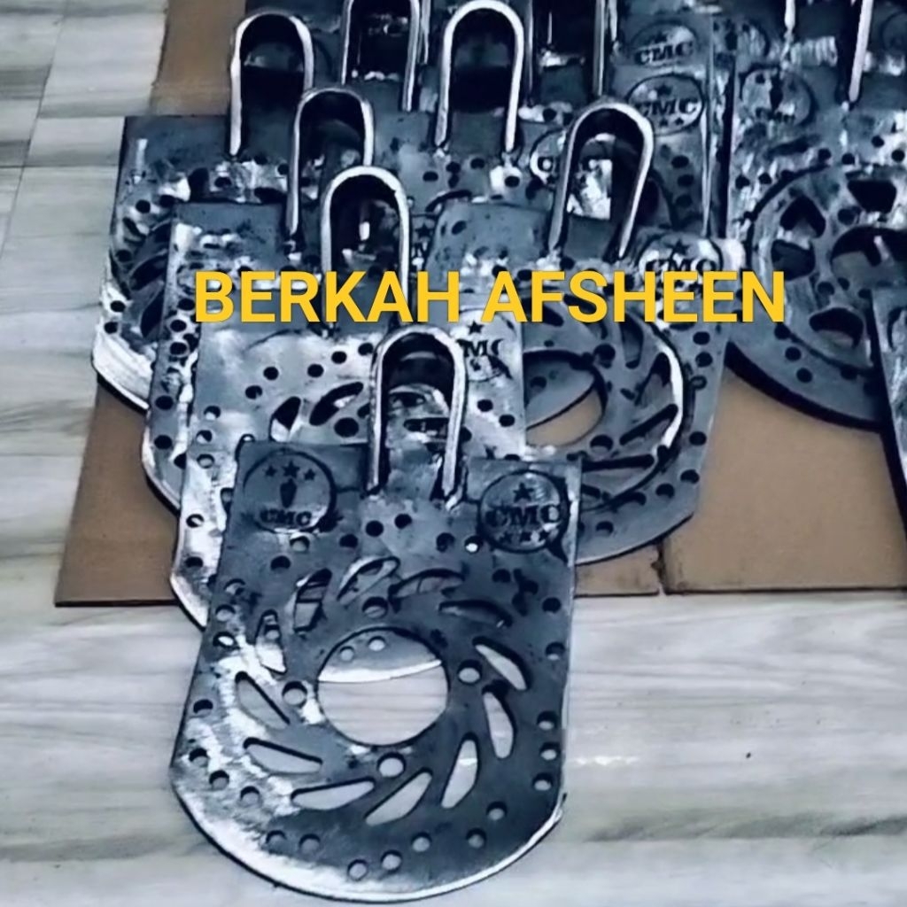 Cangkul anti lengket baja piringan cakram motor