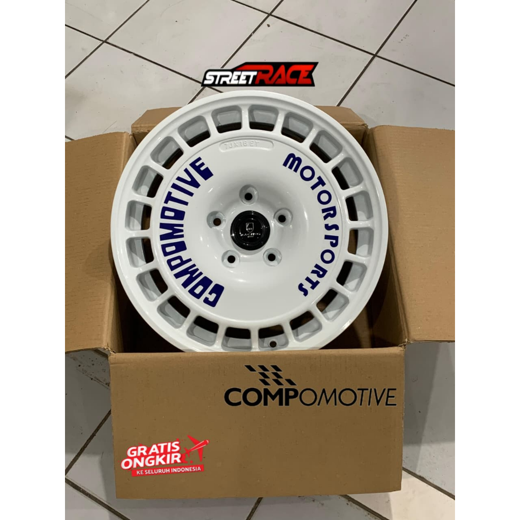 Velg Mobil Compomotive Ring 16 PCD 5x139.7 Diskon Jimny Feroza
