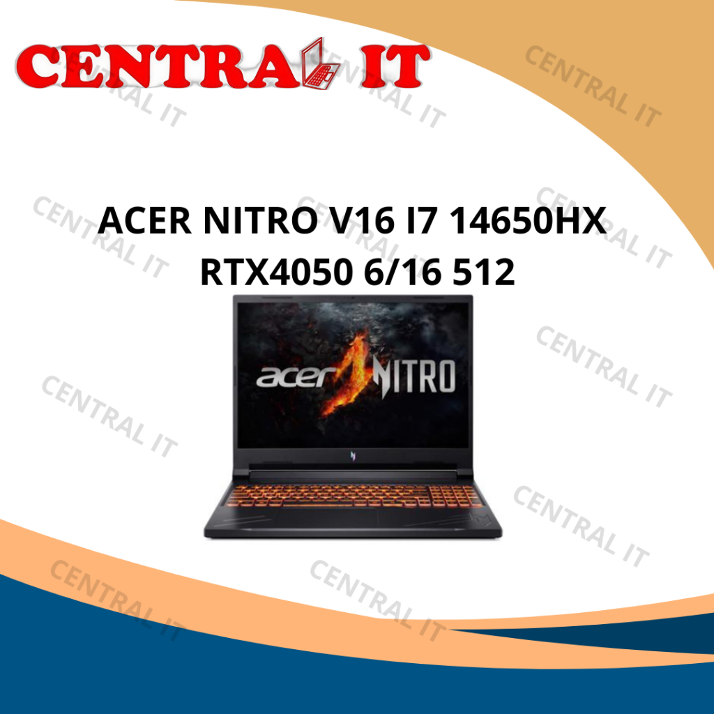 Acer Nitro V16 i7 14650HX RTX4050 6/16 512 Laptop Gaming Performa Tinggi dengan Grafis NVIDIA RTX405