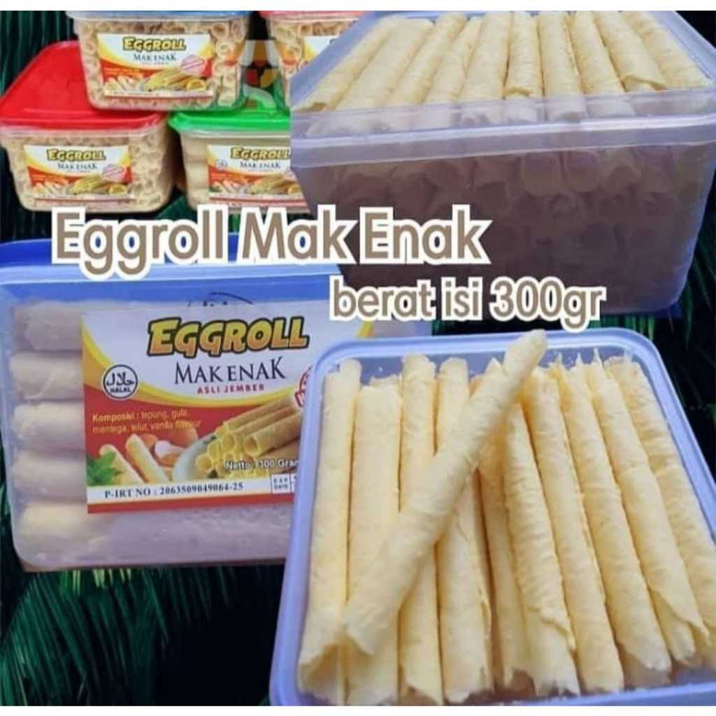 Kue Egg Roll Original MAK ENAK Asli Jember / Egg Roll Mak Enak