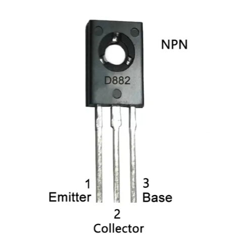 Transistor D882 TO-126 NPN Transistor 2SD882 3A 30V Asli Original ORI