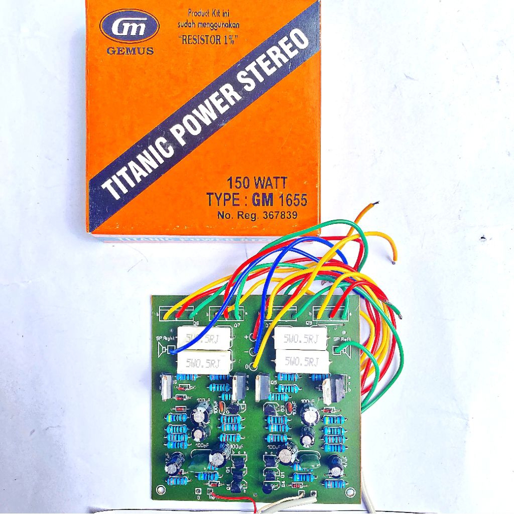 Kit driver power Titanic stereo 150watt GM-1655